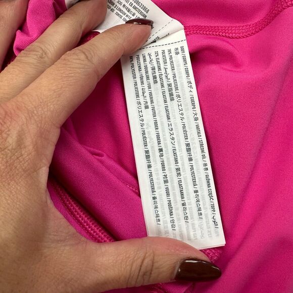 NWT YPB Abercrombie Pink SculptLUX Active Mini Dress Built In Shorts Stretch XXS - Picture 16 of 16